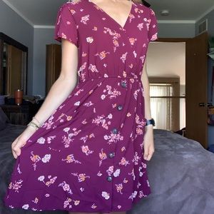 Floral Xhilaration Midi Dress